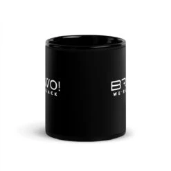 Bravo! We're Black | Black Glossy Mug -Noiré Store black glossy mug black 11 oz front 663a96fbef9c1 132157