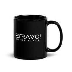 Bravo! We're Black | Black Glossy Mug