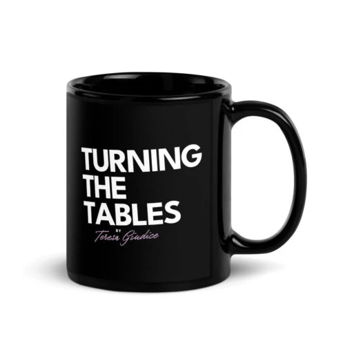 Turning The Tables | Black Glossy Mug