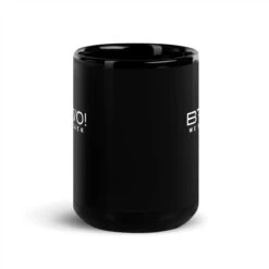 Bravo! We're Black | Black Glossy Mug -Noiré Store black glossy mug black 15 oz front 663a96fbefbf6 136471