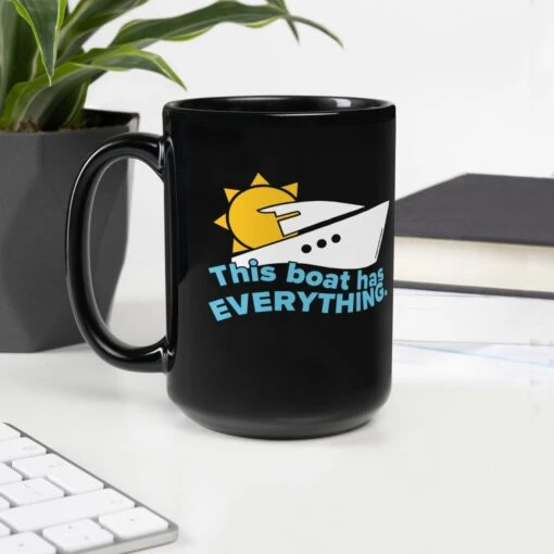 Above Deck | Black Glossy Mug