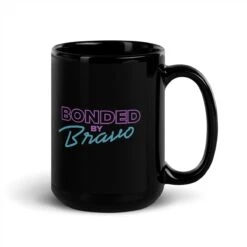 Bonded By Bravo | Black Glossy Mug
