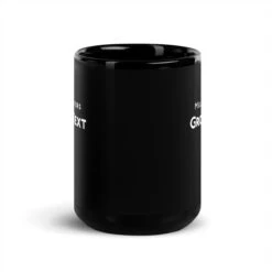 Melissa Rivers' Group Text Podcast | Black Glossy Mug -Noiré Store black glossy mug black 15oz front 64b0182396794 511031