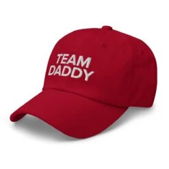 Bravo! We're Black | Team Daddy | Dad Hat -Noiré Store classic dad hat cranberry left front 663a979b448fa 154742