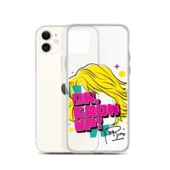 Joan Rivers | Oh Grow Up | Clear Case For IPhone® -Noiré Store clear case for iphone iphone 11 case with phone 673768b883b85 217645