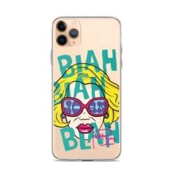 Joan Rivers | Blah Blah Blah | Clear Case For IPhone® -Noiré Store clear case for iphone iphone 11 pro max case on phone 67376915dffb2 711195