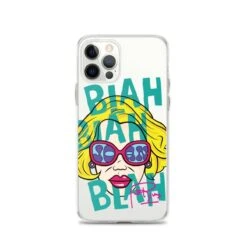 Joan Rivers | Blah Blah Blah | Clear Case For IPhone® -Noiré Store clear case for iphone iphone 12 pro case on phone 67376915e0453 863267