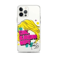 Joan Rivers | Oh Grow Up | Clear Case For IPhone® -Noiré Store clear case for iphone iphone 12 pro max case on phone 673768b883d87 418908