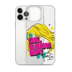 Joan Rivers | Oh Grow Up | Clear Case For IPhone® -Noiré Store clear case for iphone iphone 13 pro max case with phone 673768b8842a9 763400