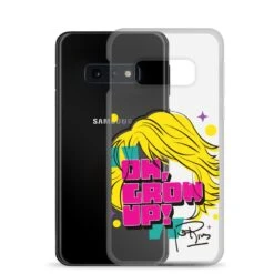 Joan Rivers | Oh Grow Up | Clear Case For Samsung® -Noiré Store clear case for samsung samsung galaxy s10e case with phone 673769bfbd580 196828