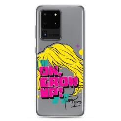 Joan Rivers | Oh Grow Up | Clear Case For Samsung® -Noiré Store clear case for samsung samsung galaxy s20 ultra case on phone 673769bfbd6d7 168305