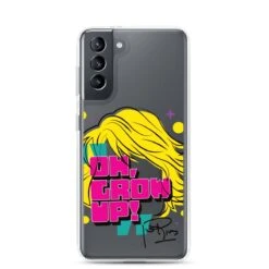 Joan Rivers | Oh Grow Up | Clear Case For Samsung® -Noiré Store clear case for samsung samsung galaxy s21 case on phone 673769bfbda22 330895