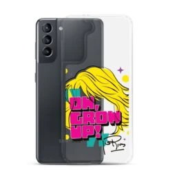 Joan Rivers | Oh Grow Up | Clear Case For Samsung® -Noiré Store clear case for samsung samsung galaxy s21 case with phone 673769bfbda78 779746