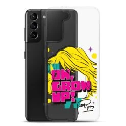 Joan Rivers | Oh Grow Up | Clear Case For Samsung® -Noiré Store clear case for samsung samsung galaxy s21 plus case with phone 673769bfbd8d5 492990