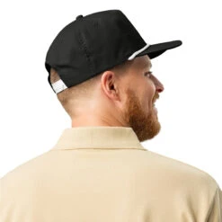 Reality Court | F*CK | Golf Rope Cap -Noiré Store golf rope cap black white back 680a493a41501