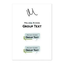 Melissa Rivers' Group Text Podcast | Sticker Sheet
