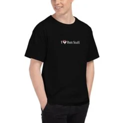 Front Page -Noiré Store mens champion t shirt black right front 680a482fda525