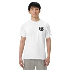 Pat & JT | Pat On The Back | Garment-dyed Heavyweight T-shirt 7 Pat & JT | Pat On The Back | Garment-dyed Heavyweight T-shirt -Noiré Store mens garment dyed heavyweight t shirt white front 6494b64e3504b 686549