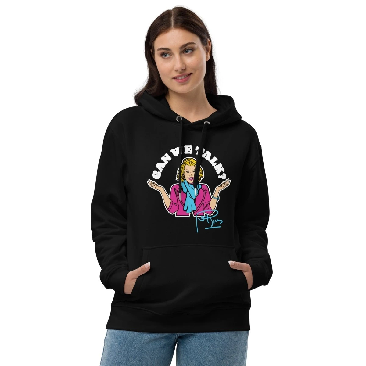 Joan Rivers | Can We Talk? | Premium Eco Hoodie 1 Joan Rivers | Can We Talk? | Premium Eco Hoodie