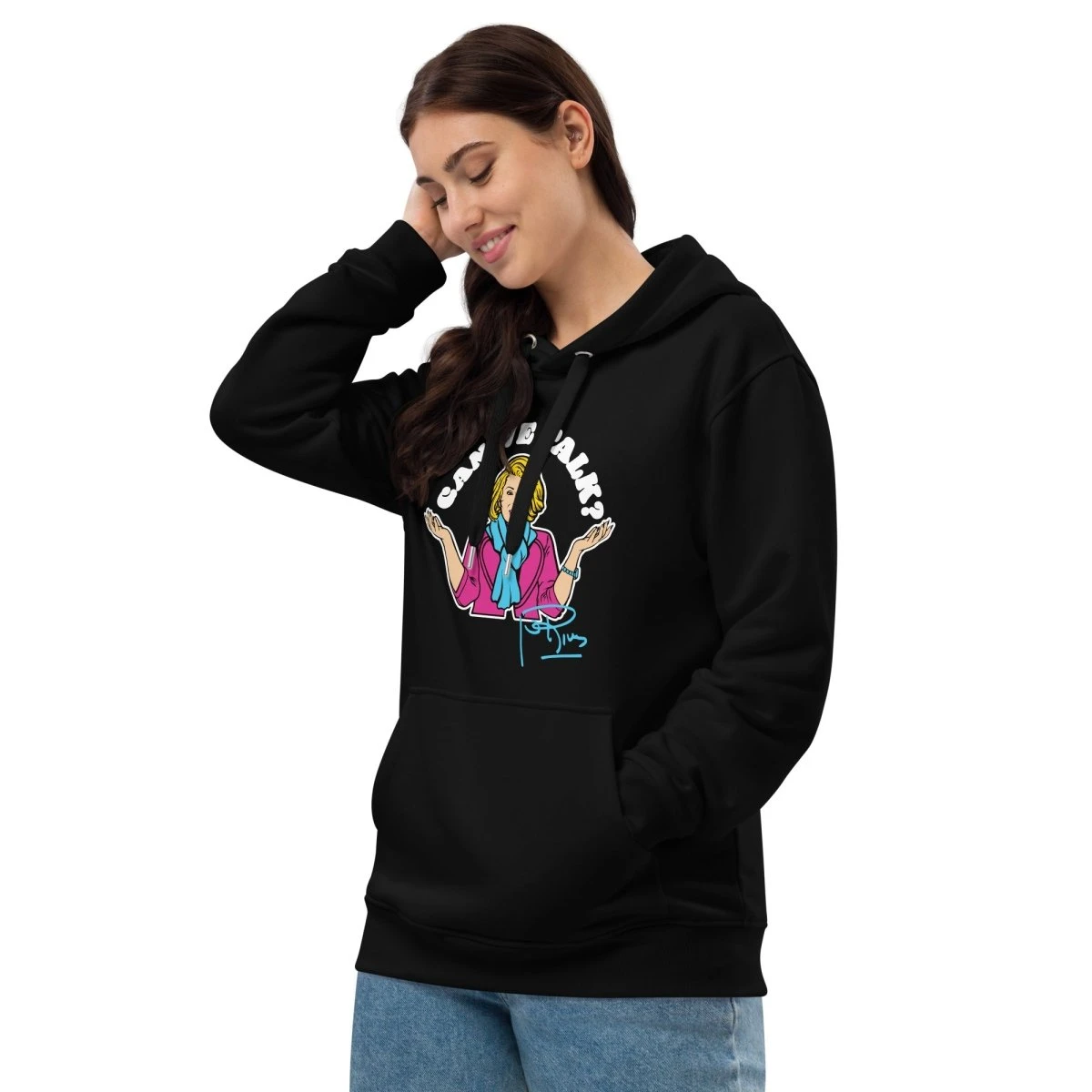 Joan Rivers | Can We Talk? | Premium Eco Hoodie 3 Joan Rivers | Can We Talk? | Premium Eco Hoodie - Image 3