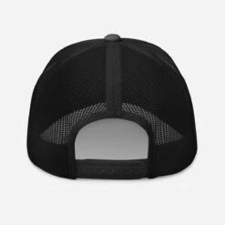 Don't Let It Stu | Trucker Cap -Noiré Store retro trucker hat charcoal black back 66df3f90338ae 372124