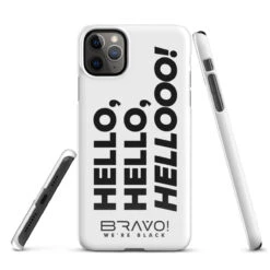 Bravo! We're Black | Snap Case For IPhone® -Noiré Store snap case for iphone glossy iphone 11 pro max front 663a9824365c9 778549