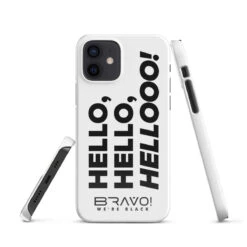 Bravo! We're Black | Snap Case For IPhone® -Noiré Store snap case for iphone glossy iphone 12 front 663a982436833 410057