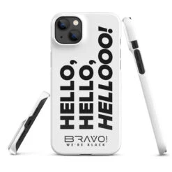 Bravo! We're Black | Snap Case For IPhone® -Noiré Store snap case for iphone glossy iphone 14 plus front 663a982436fe0 649703