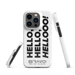 Bravo! We're Black | Snap Case For IPhone® -Noiré Store snap case for iphone glossy iphone 14 pro front 663a9824370d0 623445