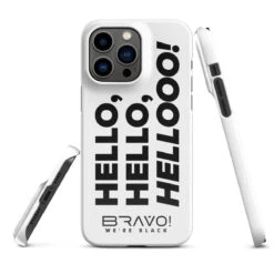 Bravo! We're Black | Snap Case For IPhone® -Noiré Store snap case for iphone glossy iphone 14 pro max front 663a9824371c0 509643