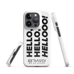 Bravo! We're Black | Snap Case For IPhone® -Noiré Store snap case for iphone glossy iphone 15 pro front 663a982437486 676227