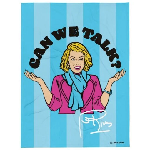 Joan Rivers | Can We Talk | Throw Blanket