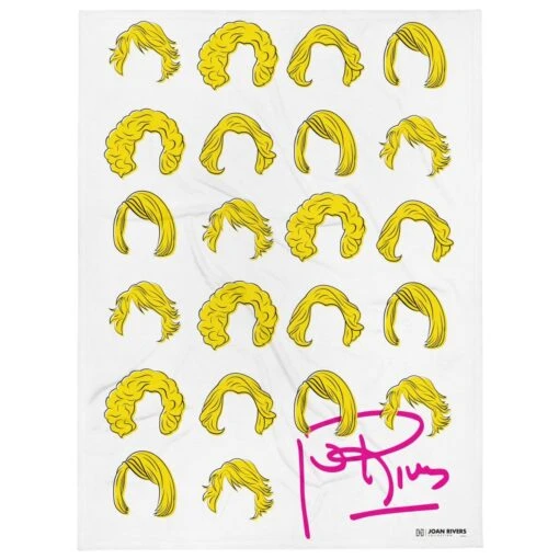 Joan Rivers | Hair | Throw Blanket
