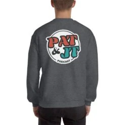 Pat & JT | Unisex Sweatshirt 19 Pat & JT | Unisex Sweatshirt -Noiré Store unisex crew neck sweatshirt dark heather back 6494aece12626 570974