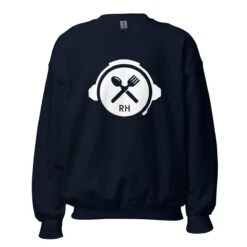 Restaurant Hoppen | Unisex Sweatshirt -Noiré Store unisex crew neck sweatshirt navy front 6685c4bda5641 936115