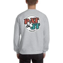 Pat & JT | Unisex Sweatshirt 23 Pat & JT | Unisex Sweatshirt -Noiré Store unisex crew neck sweatshirt sport grey back 6494aece153e7 150745