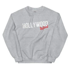 Hollywood Raw | Unisex Sweatshirt -Noiré Store unisex crew neck sweatshirt sport grey front 649d915758515 590208