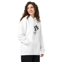 Front Page -Noiré Store unisex essential organic hoodie white right front 680a45f4ac089