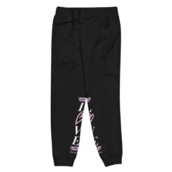 Turning The Tables | Unisex Fleece Sweatpants -Noiré Store unisex fleece sweatpants black front left 66749267ef337 418764