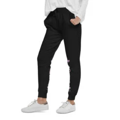 Turning The Tables | Unisex Fleece Sweatpants -Noiré Store unisex fleece sweatpants black left front 66749267eebf1 590295