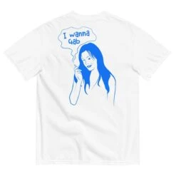 Gabbing With Gib | I Wanna Gab | Unisex Garment-dyed Heavyweight T-shirt -Noiré Store unisex garment dyed heavyweight t shirt white back 67d0523cd0221