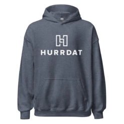 Hurrdat | Unisex Hoodie -Noiré Store unisex heavy blend hoodie heather sport dark navy front 66c5077eeffc9 651508