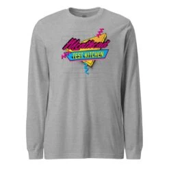 Meathead Test Kitchen | Unisex Long Sleeve Tee 10 Meathead Test Kitchen | Unisex Long Sleeve Tee -Noiré Store unisex long sleeve tee athletic heather front 67fd5bc12bb10