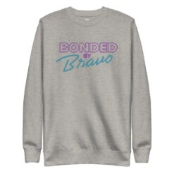 Bonded By Bravo | Unisex Premium Sweatshirt 5 Bonded By Bravo | Unisex Premium Sweatshirt -Noiré Store unisex premium sweatshirt carbon grey front 67b3a2b321cf0