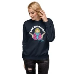 Joan Rivers | Unisex Premium Sweatshirt -Noiré Store unisex premium sweatshirt navy blazer front 6679e0aa908a8 562882