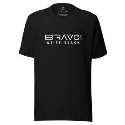 Bravo! We're Black | Unisex T-shirt -Noiré Store unisex staple t shirt black front 663a95423f35d 413176