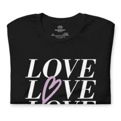 Turning The Tables | Love | Unisex T-shirt -Noiré Store unisex staple t shirt black front 66748b231a18d 561394