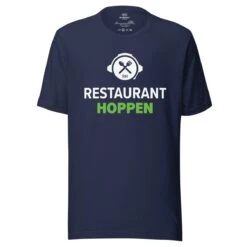Restaurant Hoppen | Unisex T-shirt -Noiré Store unisex staple t shirt navy front 6685c38f5819f 821365