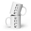 Reality Court | F*CK | White Glossy Mug