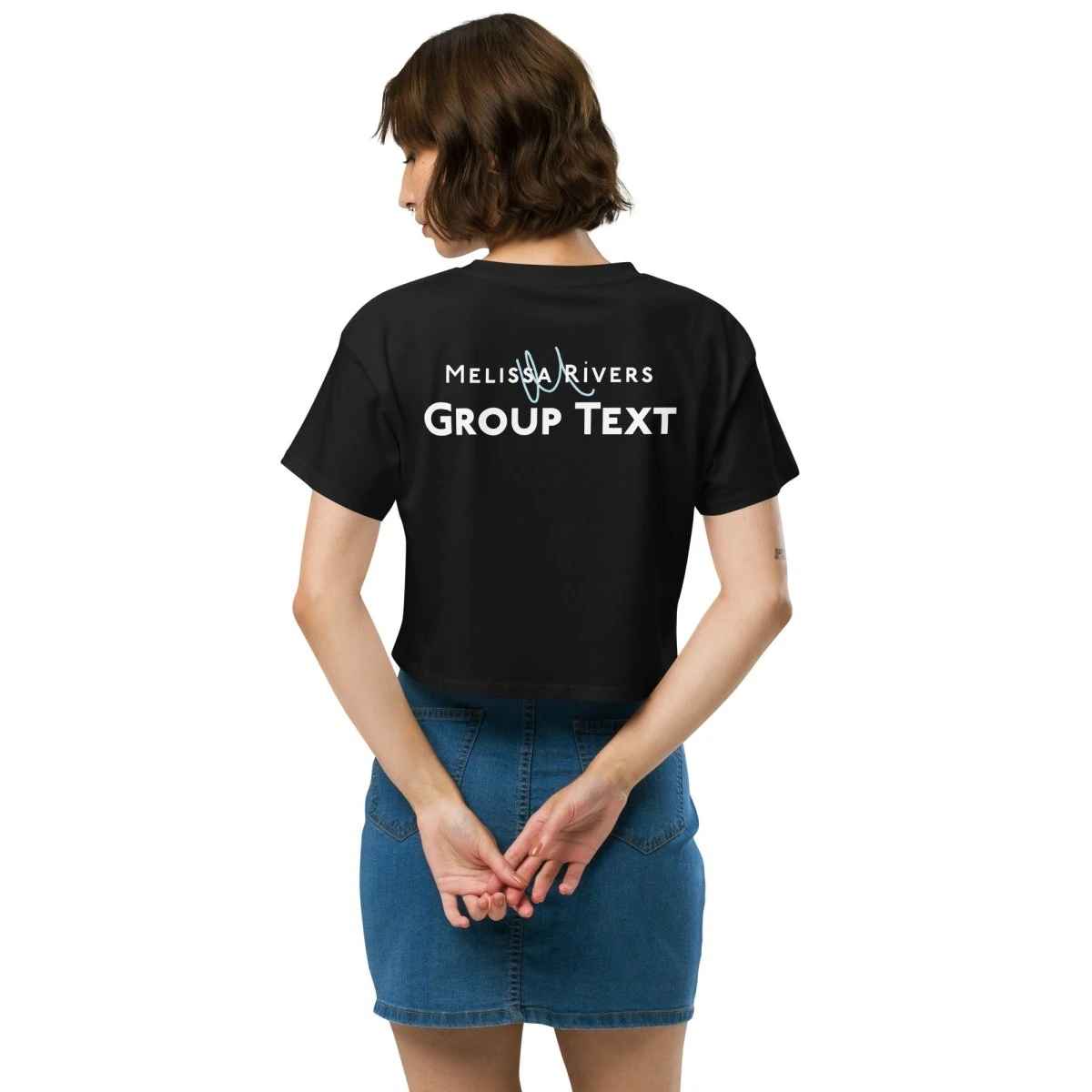 Melissa Rivers' Group Text Podcast | Women’s Crop Top 4 Melissa Rivers' Group Text Podcast | Women’s Crop Top - Image 4